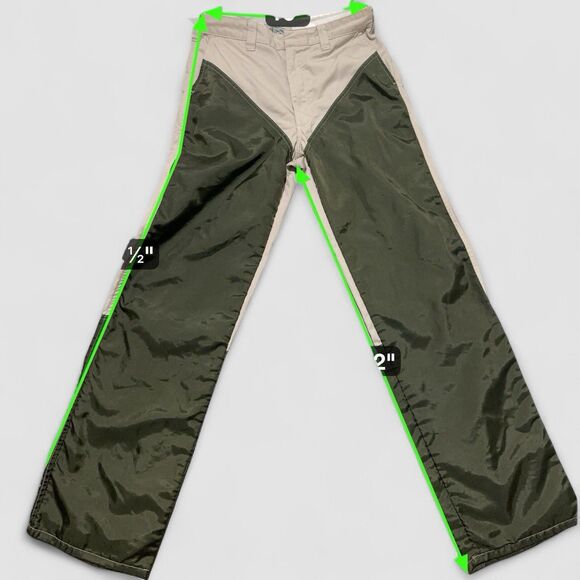 VTG Dunns Hunting Double Leg Duck Canvas Bush Pants Unisex 32x34 Gorpcore Hiking - Picture 8 of 10